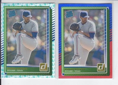 2 - 2025 Donruss KUMAR ROCKER Liberty Foil + Red Blue Foil Rangers #18