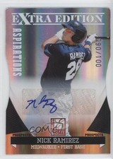 2011 Donruss Elite Extra Edition Prospects 90/100 Nick Ramirez #41 Auto 0i0