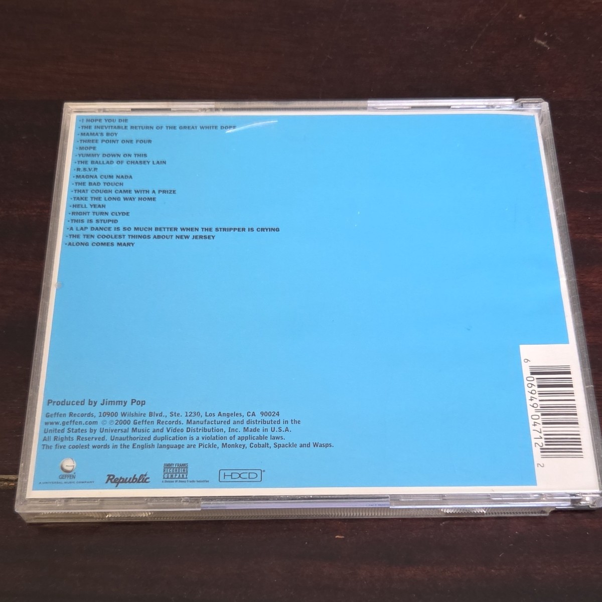 BLOODHOUND GANG レコード BLOODHOUND GANG Use Your Fingers Columbia Vinyl Record Used Japan