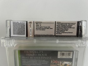 Call of Duty: Finest Hour (Xbox) WATA 9.6 A+ Graded New Sealed CGC VGA PSA 1st