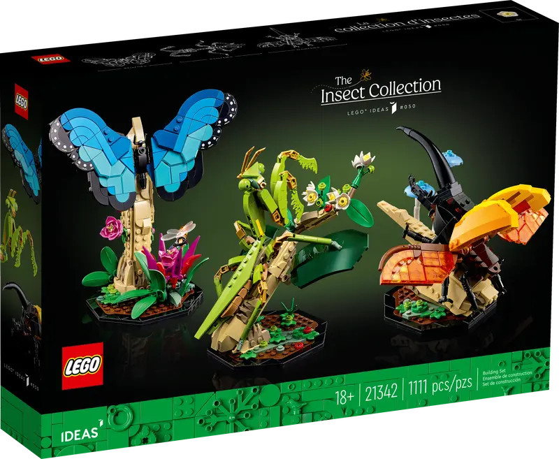 Lego - Ideas The Insect Collection - Blue Morpho Butterfly, Hercules Beetle, Chinese Mantis - Image 5