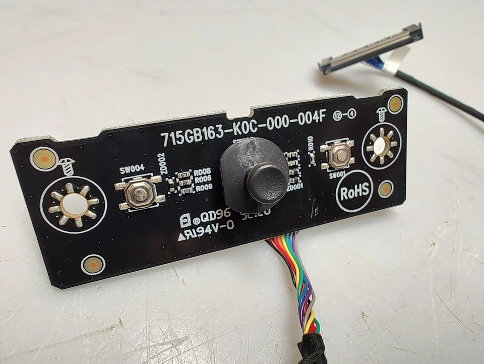 BenQ MOBIUZ EX2510 EX2510-T 25" Monitor Button Board LVDS Cables Repair Set - Image 3 of 4