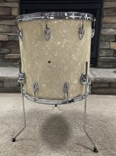 Vintage 16x16” Slingerland Copy Stewart, Apollo, Zim Gar Floor Tom Drum WMP *MIJ