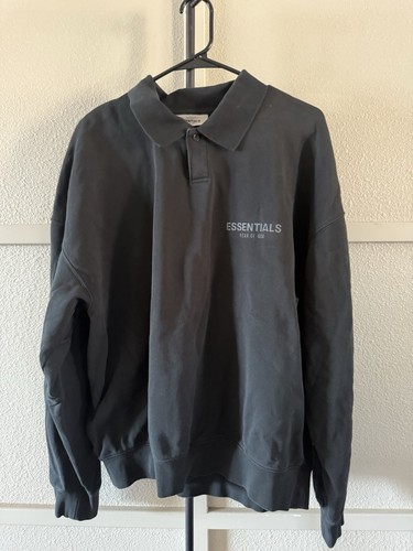 Fear of God Essentials Core Collection L/S Polo. Size: Large