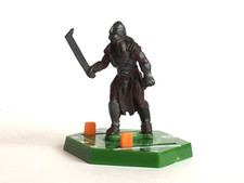 1 x LORD of the RINGS "URUK-HAI SCOUT" GAME FIGURE. COMBAT HEX. SABERTOOTH GAMES