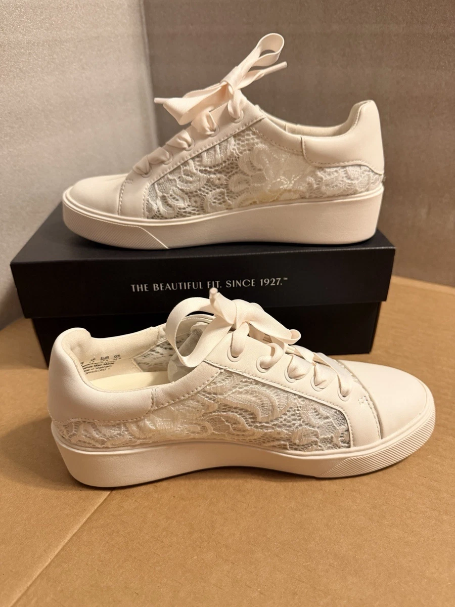 Emily Bridal Bruiloft Schoenen Vrouwen Satijn Chunky Hiel Gesloten Teen