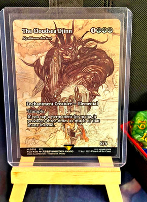 MTG The Cloudsea Djinn #205 Final Fantasy Showcase FOIL NM