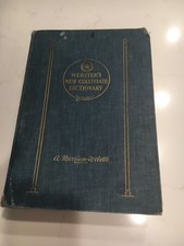 Webster's New Collegiate Dictionary Hardcover 1959 Thumb Index 2nd ed