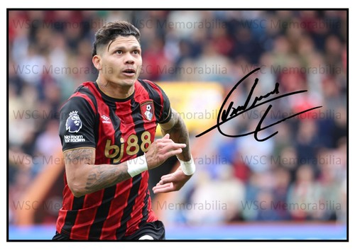 11211. Evanilson Signed Pictures (A4 Prints) Bournemouth Porto Fluminense etc.