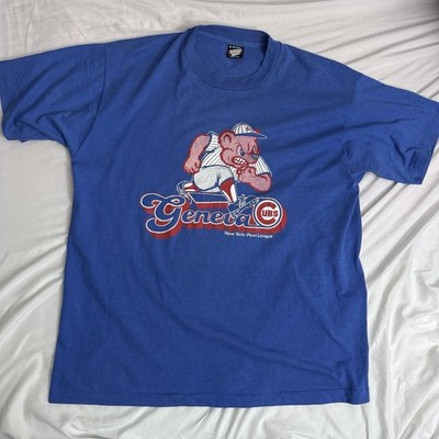 Vintage Geneva Cubs Minor League Baseball NY-Penn League Shirt sz XL Defunct