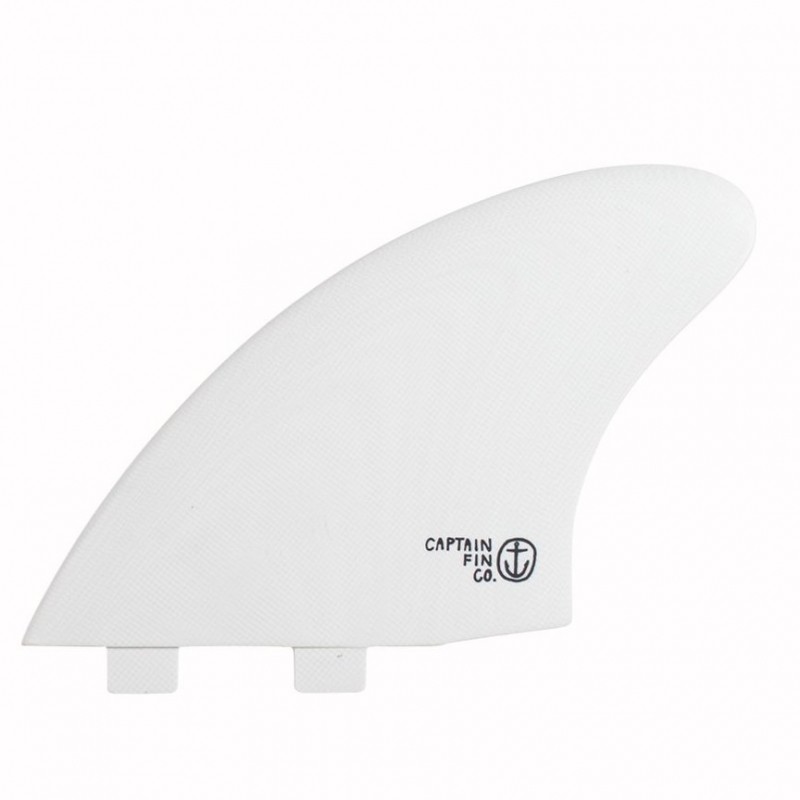Captain Fin CF Keel Surfboard Fins White NEW