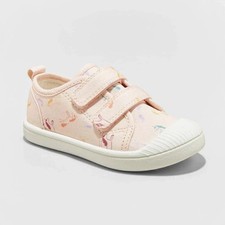 Cat Jack Toddler Pink Multi Unicorn Print Sneakers Flat Parker Style Size 11