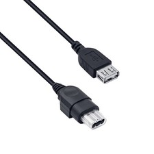 Mcbazel PC Female USB to Xbox Converter Adapter Cable Cord for Original black