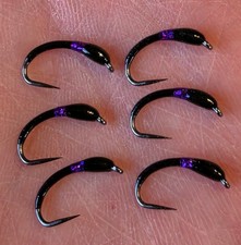 6 x PURPLE VICAR BUZZERS SIZE 12 BARBLESS 
