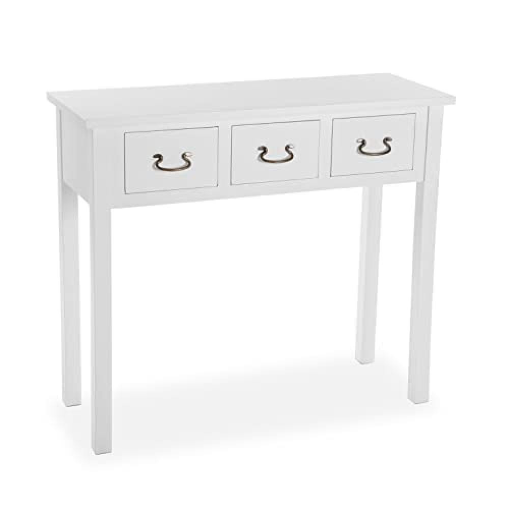 (TG. 80 x 35 x 90 cm) VERSA Niza Consolle Ingresso, Tavolo Consolle, Tavolino In