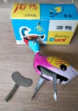Blechspielzeug Ente mit Schlüssel in OVP