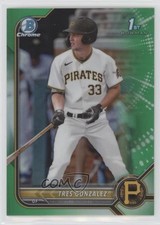 2022 Bowman Draft Chrome Green Refractor 90/99 Tres Gonzalez #BDC-157 0i87