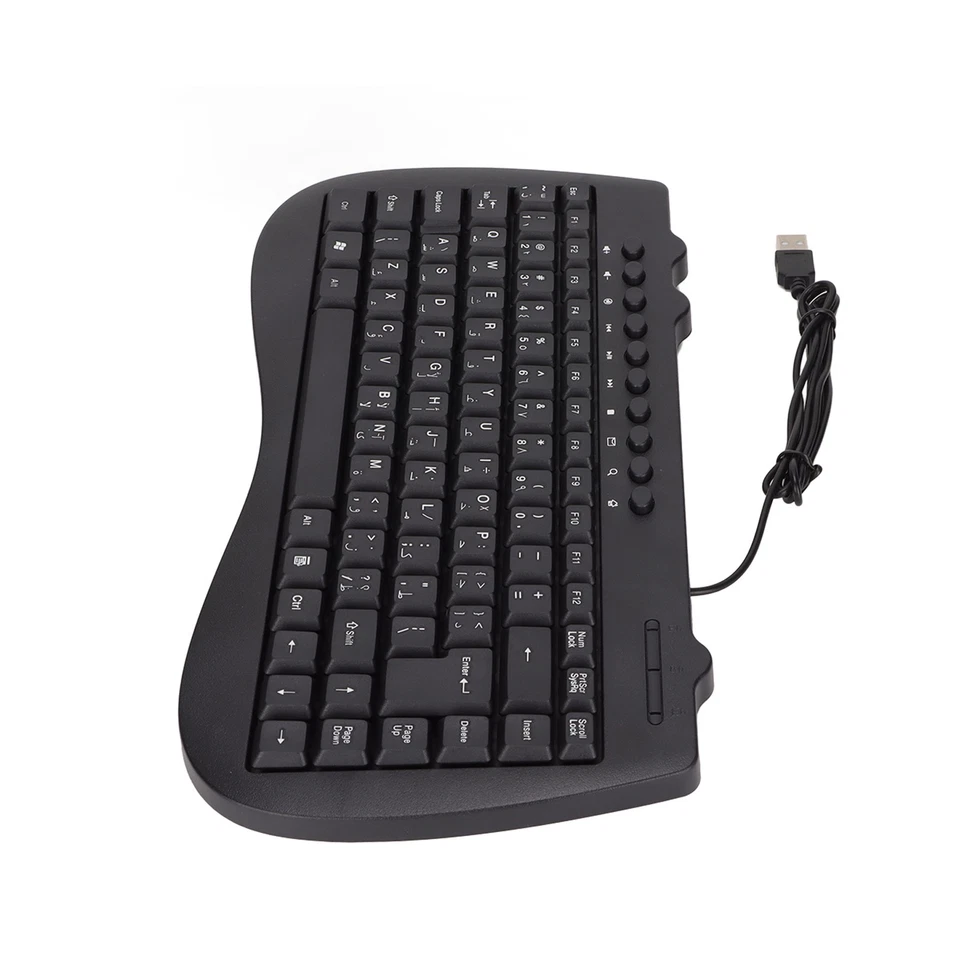 Keyboard 95 Key Wired Mini USB Interface Desktop Computer Mute Ultra Thin Key PS - Image 4 of 4