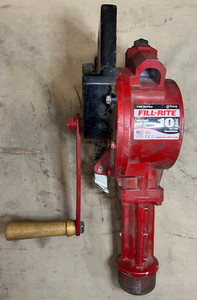 USGI MILITARY FR112C FUEL TRANSFER ROTARY DRUM HAND PUMP DRM597 4320-01-519-8312