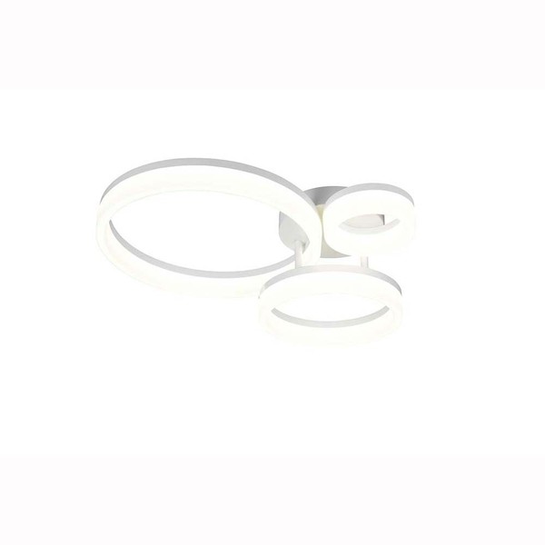 Led Deckenleuchte Deckenlampe Wohnzimmerlampe Weiß Modern B 51 Cm-image