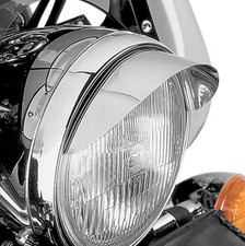 Show Chrome Universal 7" Headlight Visor (53-429)