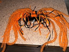 Happy Halloween Light Up Orange Black Head Bobber Head Band 16  