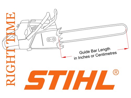 STIHL Ms 881 880 076 090 070 41" Guide bar And Two Stihl chains - Picture 3 of 4