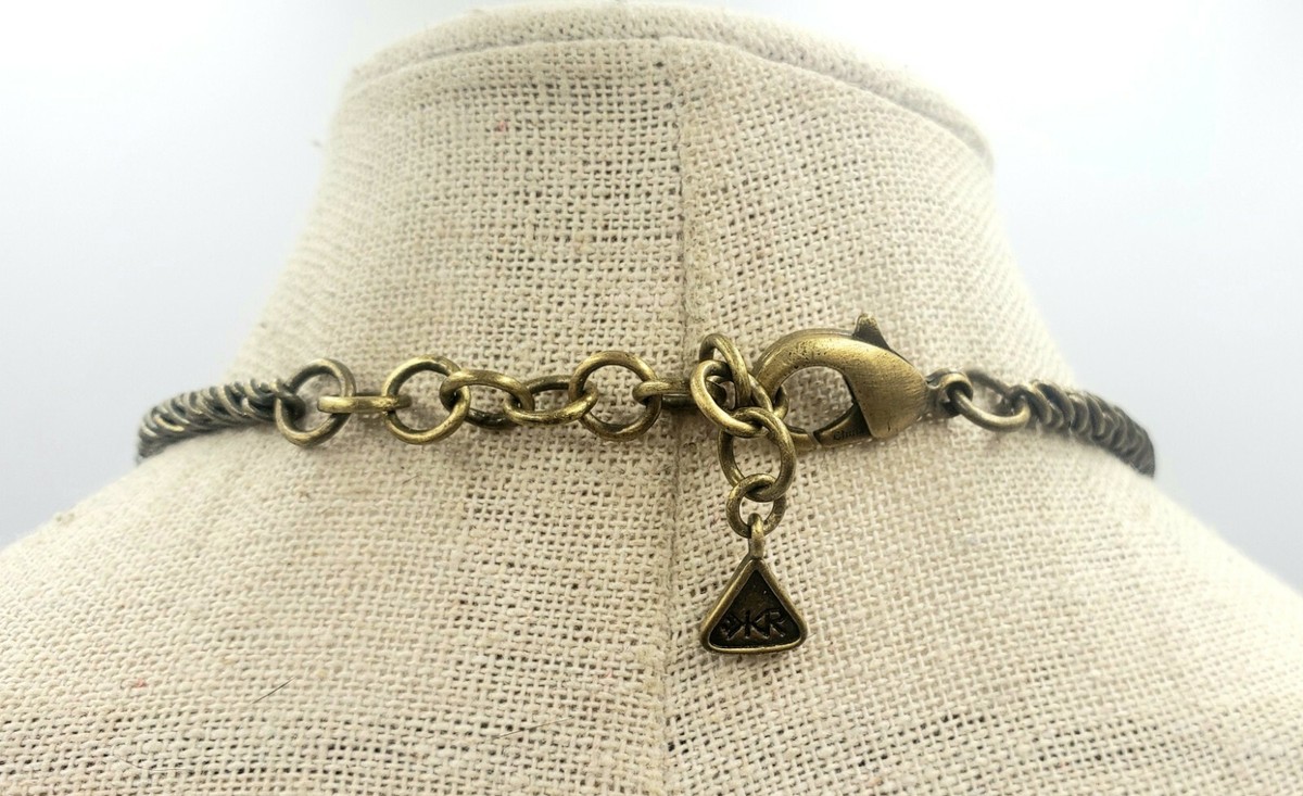 Vintage SILPADA KR GOLD TONE SWAROVSKI | Mercari Vintage SILPADA KR Collection Signed SWAROVSKI Crystal Brass‎ Quartz Necklace main image 1