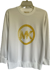 Michael Kors Men's Sweatshirt White Size XS