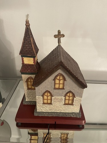 RARO Ray Chia Collezione Fibra Ottica Chiesa Natale Festività Espositore Pls Leggi - Foto 10 di 17