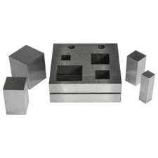 4 Piece Steel Square Shaped Disc Cutter Set 1" to 2" Jewelry Making Metal Cuttin