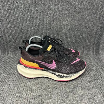 Nike ZoomX Invincible Run FK 3 Black Earth Pink Running Women s 9.5 DR2660-200