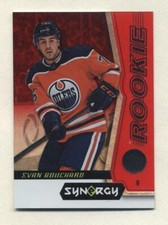 2018-19 Upper Deck Synergy Hockey Red Evan Bouchard Unscratched Rookie (Oilers)