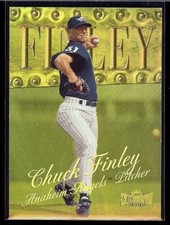 Chuck Finley 1999 Skybox Metal Universe Precious Metal Gems 7/50 RARE