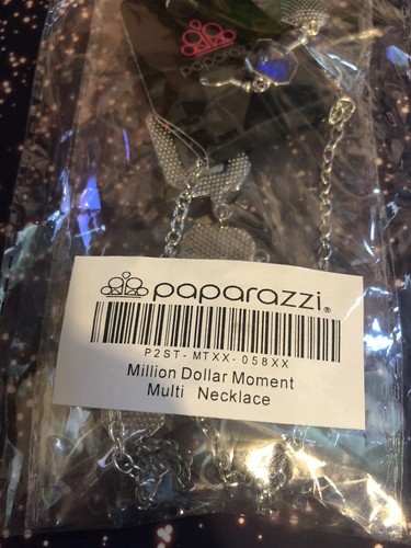 LOP🔥Million Dollar Moment💎OIL SPILL💎BLUE Necklace set Paparazzi🔥VHTF🔥 LQQK - Picture 11 of 11