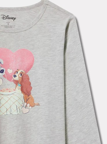 Camisa vagabunda Torrid Disney dama gris nueva con etiquetas 4X - Imagen 4 de 9