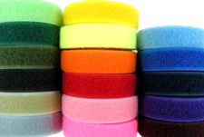 3/4" Colored Hook and Loop Closure Sew-On Style 1 Yard 17 Colors