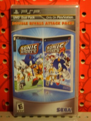 Sega Sonic Rivals 1 & 2 Double Rivals Attack Pack Sony Playstation