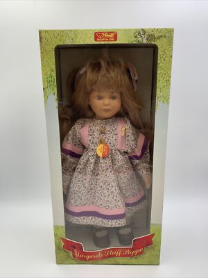 RARE Margarete Steiff Puppe Artist SILVIA Germany 7/87 Bought 1988