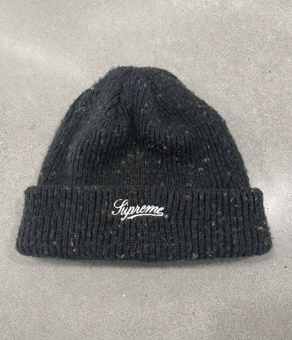 RARE : Bonnet tricoté Supreme Speckle F/W 2018