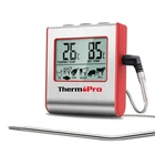 ThermoPro TP16W Digital Meat Thermometer for Cooking Smoker Oven BBQ, Large LCD