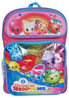 Shopkins Girls Pink Cargo Backpack 16 on sale Shopkins Girls Pink Cargo Backpack 16 on sale