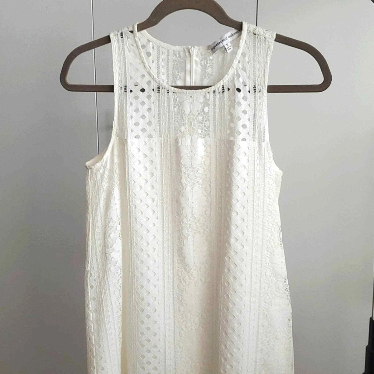 Cupcakes and cashmere white dress cheap
