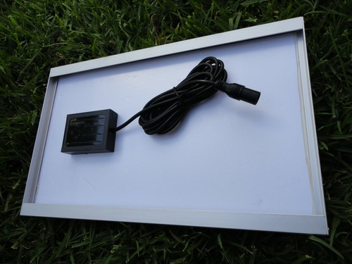 250LHP Day/Night Solar Fountain Pump W/Timer LED Light Battery P012B - Picture 3 of 7