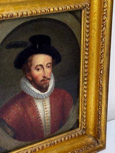 Oil Painting Sir Walter Raleigh Explorer Poet Courtier Follower Hans Holbein - Picture 6 of 24