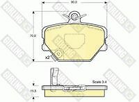 Girling 6113462 REAR Brake Pads SET FITS SAAB