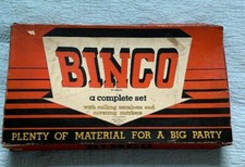 Vintage 1930s Bingo Game Milton Bradley