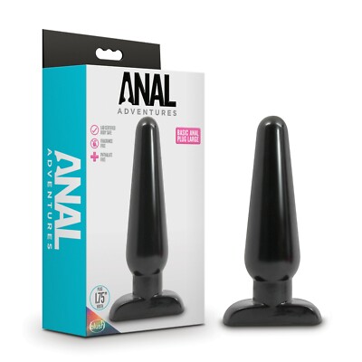 Blush Anal Adventures 6 1/2 Inch Smooth Large Easy To Insert Basic Butt Plug  | eBay