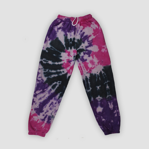 Purple Pink Black Oversized TIE DYE 