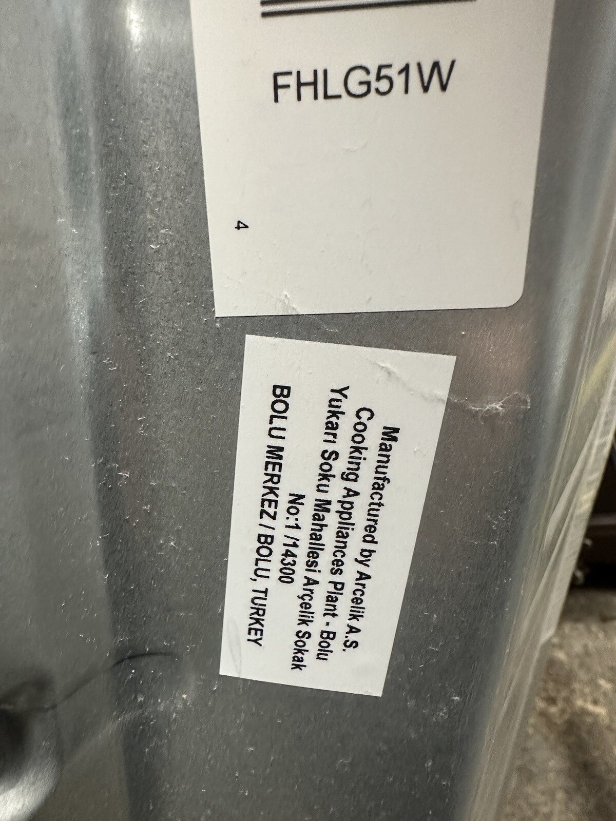 Flavel Freestanding 50cm Gas Cooker With High Level Grill FHLG51W Mint